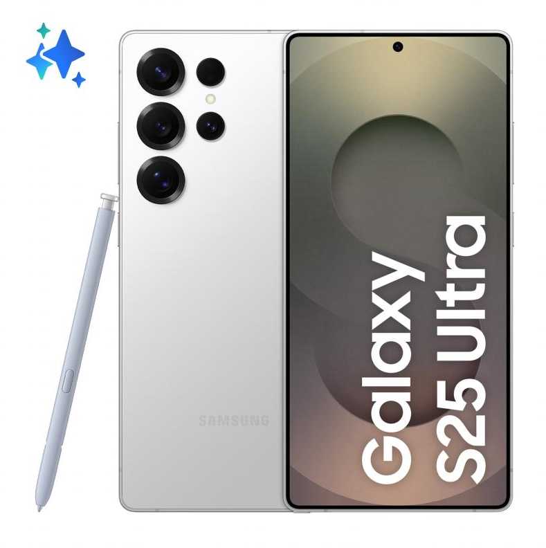 Išmanusis telefonas Samsung Galaxy S25 Ultra S938 5G Dual Sim 12GB RAM 512GB - Titanium Whitesilver