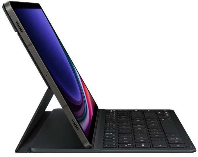 Samsung Galaxy Tab S9 Ultra Book Cover Klaviatūra Slim Juodas