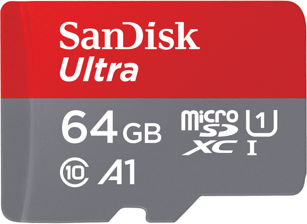 Atminties kortelė Sandisk Ultra microSDXC UHS-I 64GB