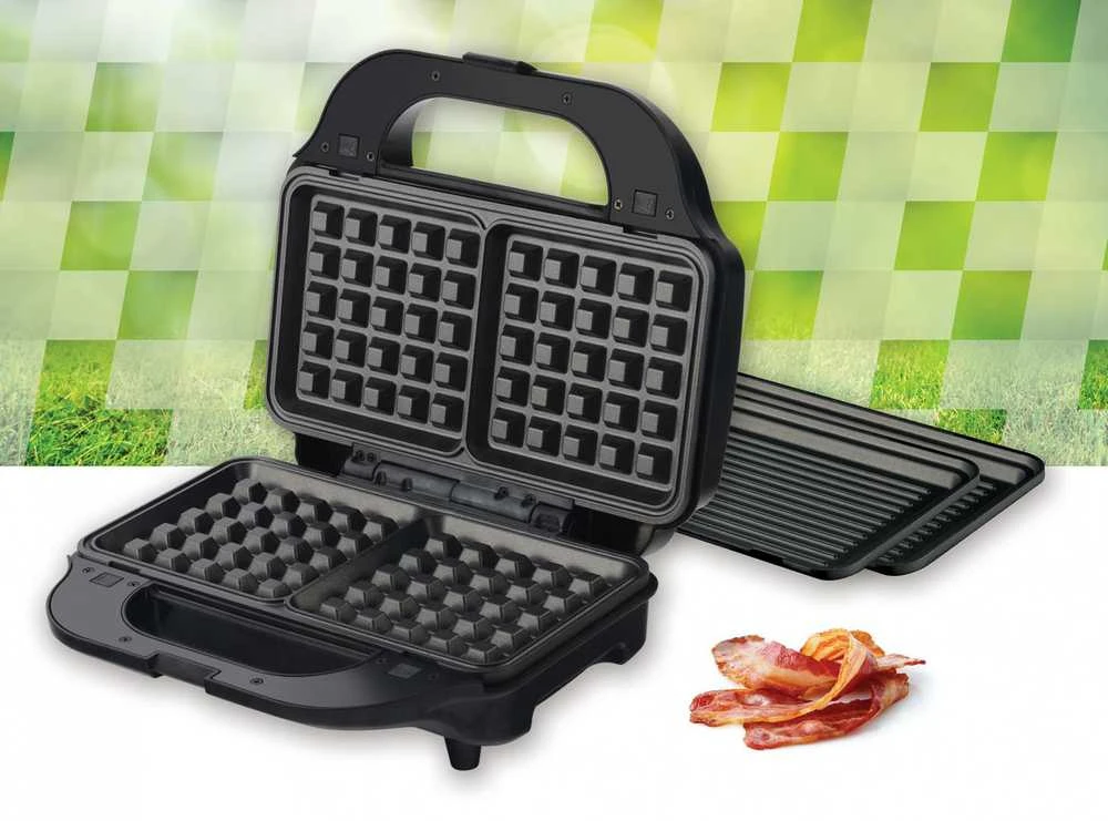 Sumuštinių keptuvas SANDWICH MAKER HEINNER SM-2H900BKS (SM-2H900BKS)