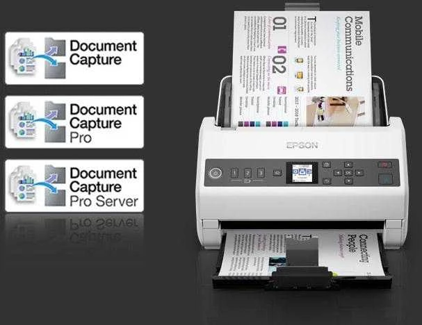 Skeneris Epson | Darbo jėga DS-730N | Spalva | Dokumentų skaitytuvas