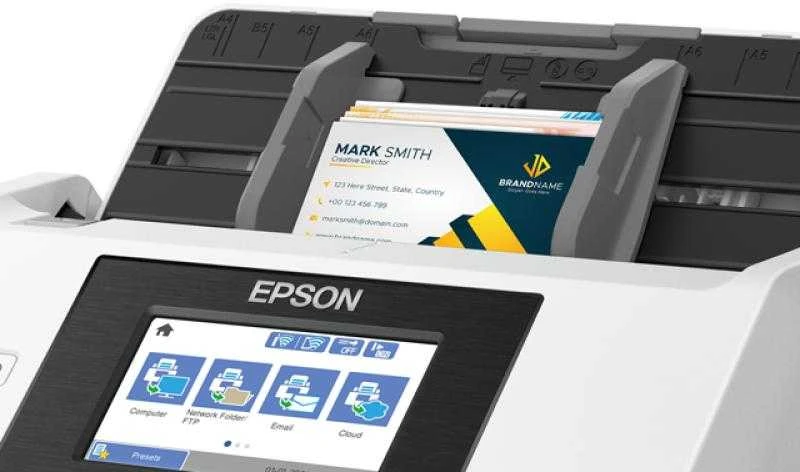 Skeneris Epson | Aukščiausios kokybės tinklo skaitytuvas | Darbo jėgos DS-790WN | Spalva | Bevielis