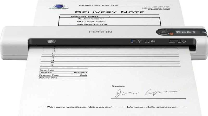 Skeneris Epson | Belaidis nešiojamas skaitytuvas | Darbo jėgos DS-80W | Spalva