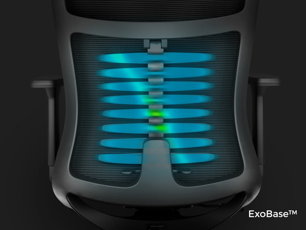 Genesis Ergonomic Chair Astat 700 Pagrindinė medžiaga Aliuminis; Ratukų medžiaga: nailonas su CareGlide danga | Juodas