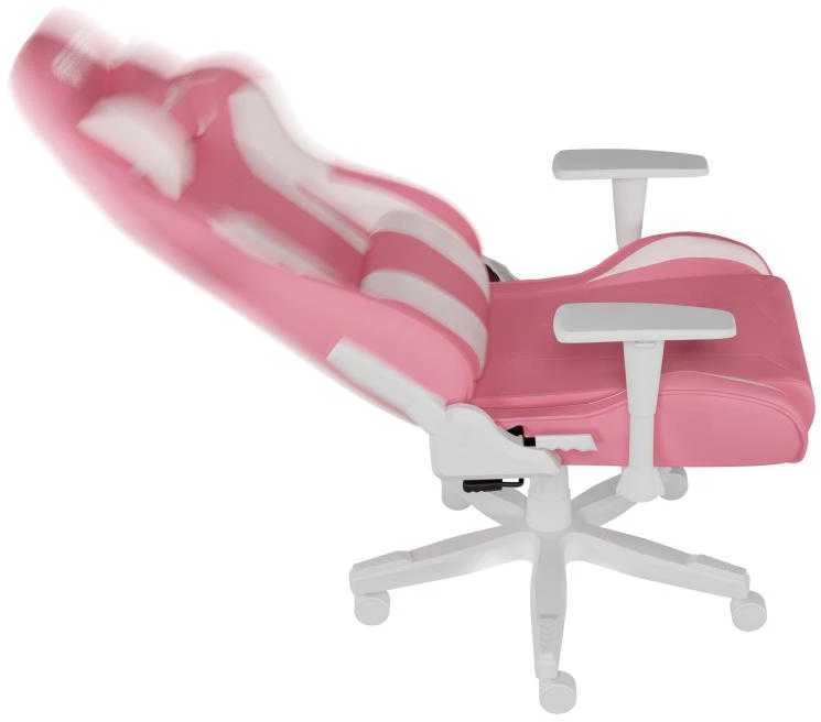Genesis Gaming Chair Nitro 710 Atlošo apmušalų medžiaga: Eko oda, Sėdynės apmušalų medžiaga: Eko oda, Pagrindo medžiaga: Nailonas, Ratukų medžiaga: Nailonas su CareGlide danga | Rožinė/Baltas