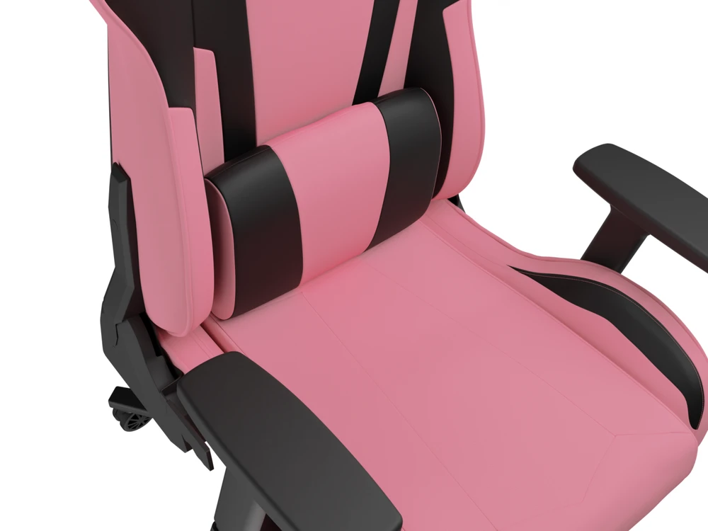Genesis Gaming Chair Nitro 720 Atlošo apmušalų medžiaga: Eko oda, Sėdynės apmušalų medžiaga: Eko oda, Pagrindo medžiaga: Metalas, Ratukų medžiaga: Nailonas su CareGlide danga | Juodas/Rožinė
