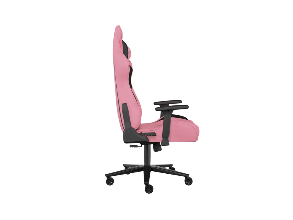 Genesis Gaming Chair Nitro 720 Atlošo apmušalų medžiaga: Eko oda, Sėdynės apmušalų medžiaga: Eko oda, Pagrindo medžiaga: Metalas, Ratukų medžiaga: Nailonas su CareGlide danga | Juodas/Rožinė