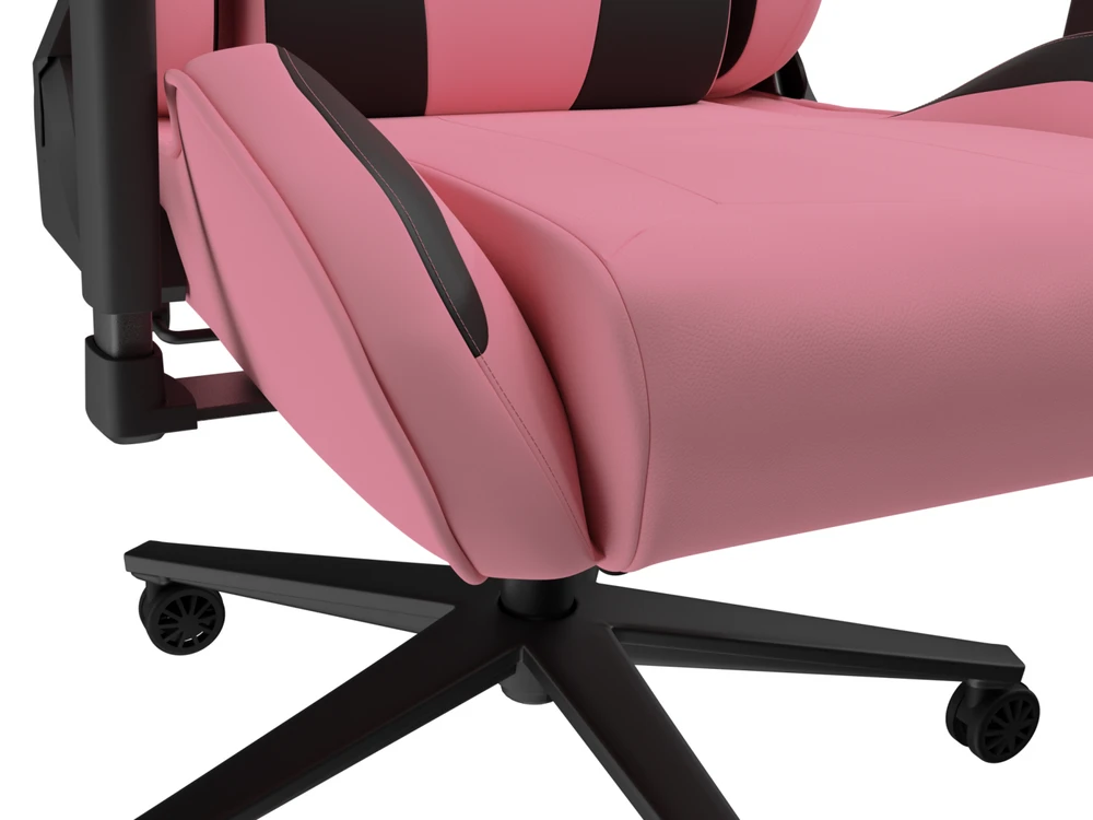 Genesis Gaming Chair Nitro 720 Atlošo apmušalų medžiaga: Eko oda, Sėdynės apmušalų medžiaga: Eko oda, Pagrindo medžiaga: Metalas, Ratukų medžiaga: Nailonas su CareGlide danga | Juodas/Rožinė