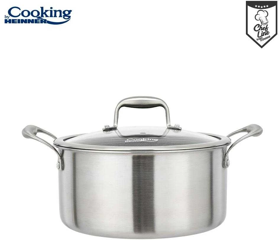 DEŠRELĖ SU DANGTELIU, 20X10 CM, 2,8 L TITANIUM3, „COOKING BY HEINNER“