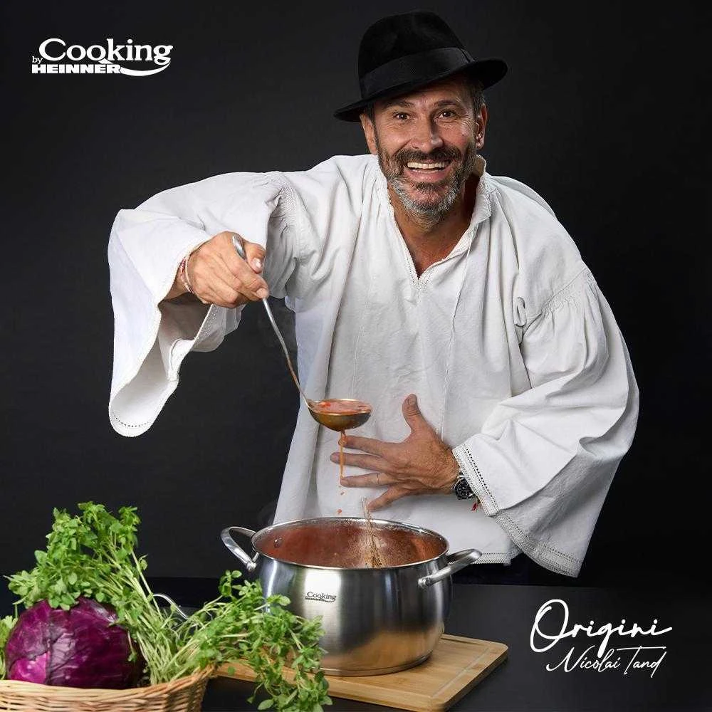 Nerūdijančio plieno padažas + dangtelis 24x13,5 cm, 6 l, Nicolai Tand, Origini, Cooking by Heinner