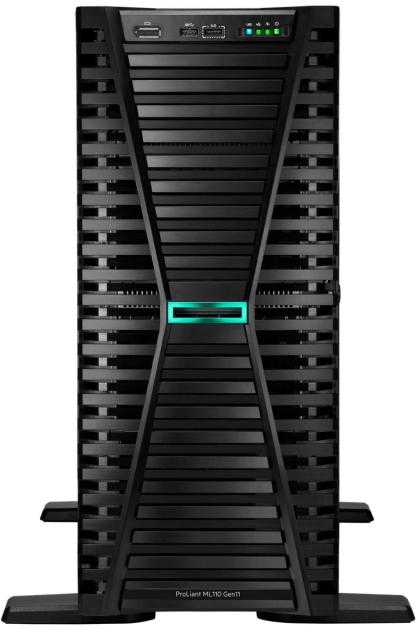 Hp Enterprise HPE „ProLiant ML110 Gen11 4510“ 2,4 GHz 12c 1P 32 GB-R 4LFF 2 x 4 TB HDD 2 x 1000 W PS ES serveris