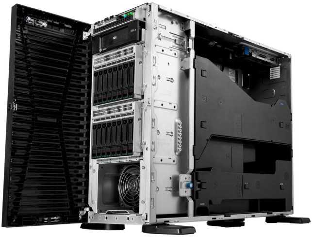 Hp Enterprise HPE „ProLiant ML110 Gen11 4510“ 2,4 GHz 12c 1P 32 GB-R 4LFF 2 x 4 TB HDD 2 x 1000 W PS ES serveris