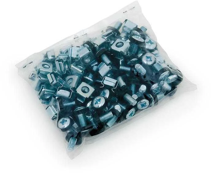 Triton M6 50 varžtų, poveržlių, fiksuojamųjų veržlių rinkinys Sidabrinis