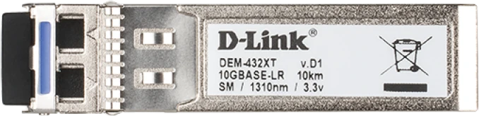 D-Link | DEM-432XT | Bangos ilgis 1310 nm | Maksimalus perdavimo atstumas 10000 m