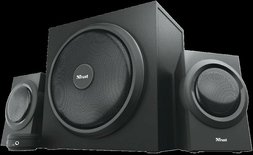 Kompiuterio kolonėlės Trust Yuri garsiakalbių komplektas 60 W Universal Juodas 2.1 kanalai 1 krypties 15 W