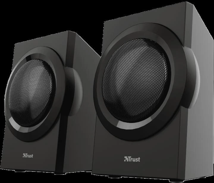 Kompiuterio kolonėlės Trust Yuri garsiakalbių komplektas 60 W Universal Juodas 2.1 kanalai 1 krypties 15 W