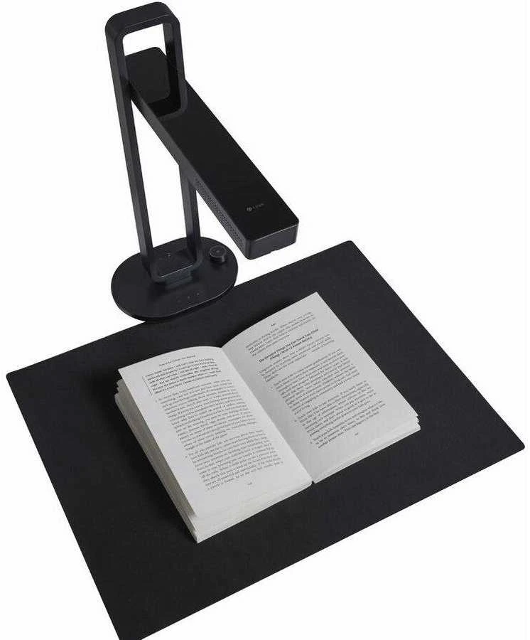 Skeneris Stabilus Scanner CZUR Aura Pro 14MPx, 240 DPI optinė skiriamoji geba, USB 2.0 sąsaja, HD CMOS objektyvas, specifinės funkcijos: knygos kreivės išlyginimas, išmanusis puslapiavimas, išmaniosios korekcijos, automatinis apkarpymas, automatinis pjovimas, fono retušavimas, pirštų atspaudų šalinimas, spalvų režimas (automatinis, nespalvotas, antspaudas)