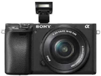 Sony α 6400 + SEL18135 MILC 24,2 MP CMOS 6000 x 4000 pikseliai Juoda