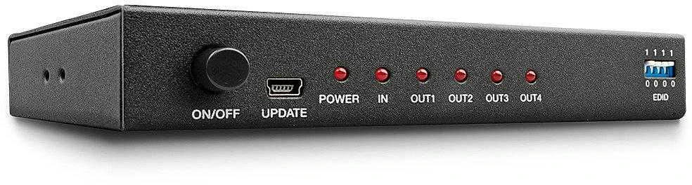 HDMI Skirstytuvas - LINDY 4 Prievadų HDMI 10.2G Skirstytuvas, Juodas