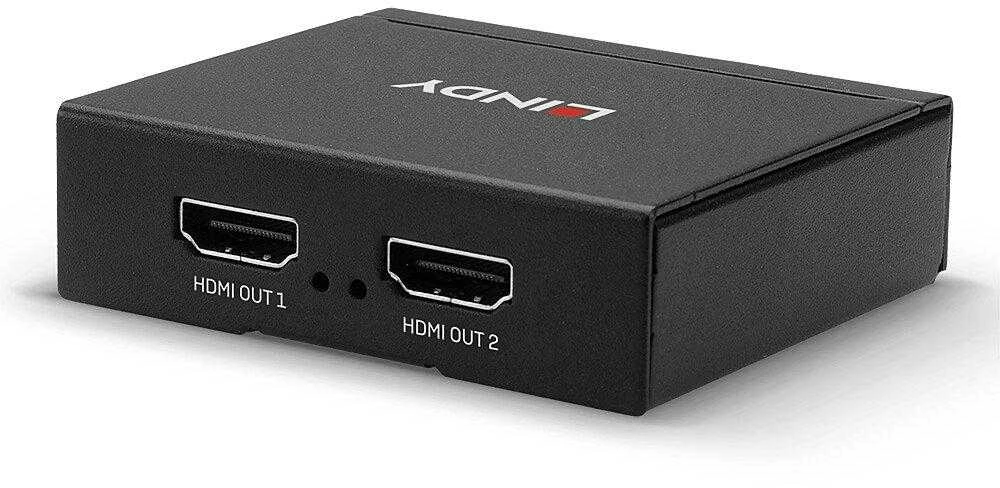 Lindy HDMI 2.0 2 prievadų 10.2G 4K 3D juodas