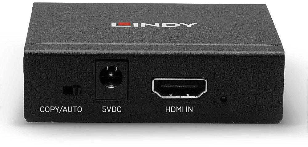 Lindy HDMI 2.0 2 prievadų 10.2G 4K 3D juodas