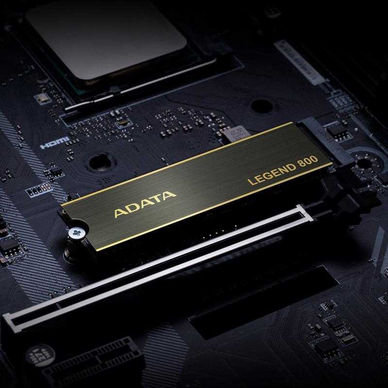 ADATA | SSD | LEGEND 800 | 1000 GB | SSD form factor M.2 2280 | Solid-state drive sąsaja PCIe Gen4x4 | Skaitymo greitis 3500 MB/s | Rašymo greitis 2200 MB/s