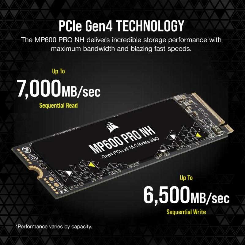 CORSAIR MP600 PRO NH 1TB M.2 SSD
