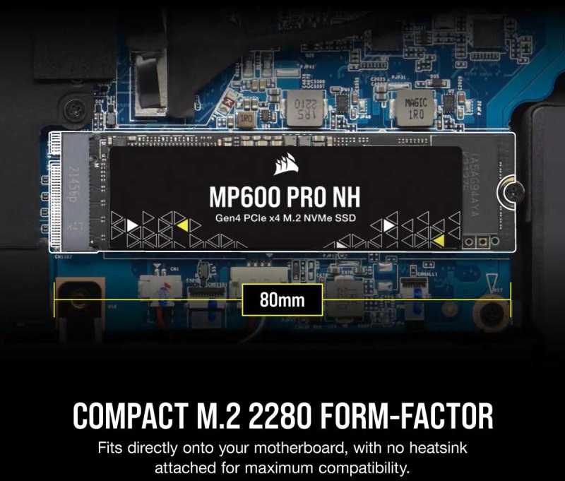 CORSAIR MP600 PRO NH 1TB M.2 SSD