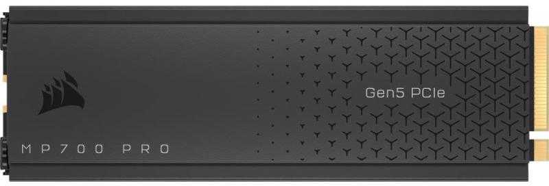 Corsair MP700 Pro NVMe SSD, PCIe 5.0 M.2 Typ 2280 - 2 TB mit Kühlkörper