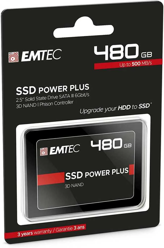 „Emtec“ SSD 2,5 „SATA X150“ 480 GB „Power Plus“