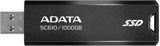 Kietasis diskas USB Atmintinė - ADATA SC610 1TB USB Type-A 3.2 Gen 2 Juoda
