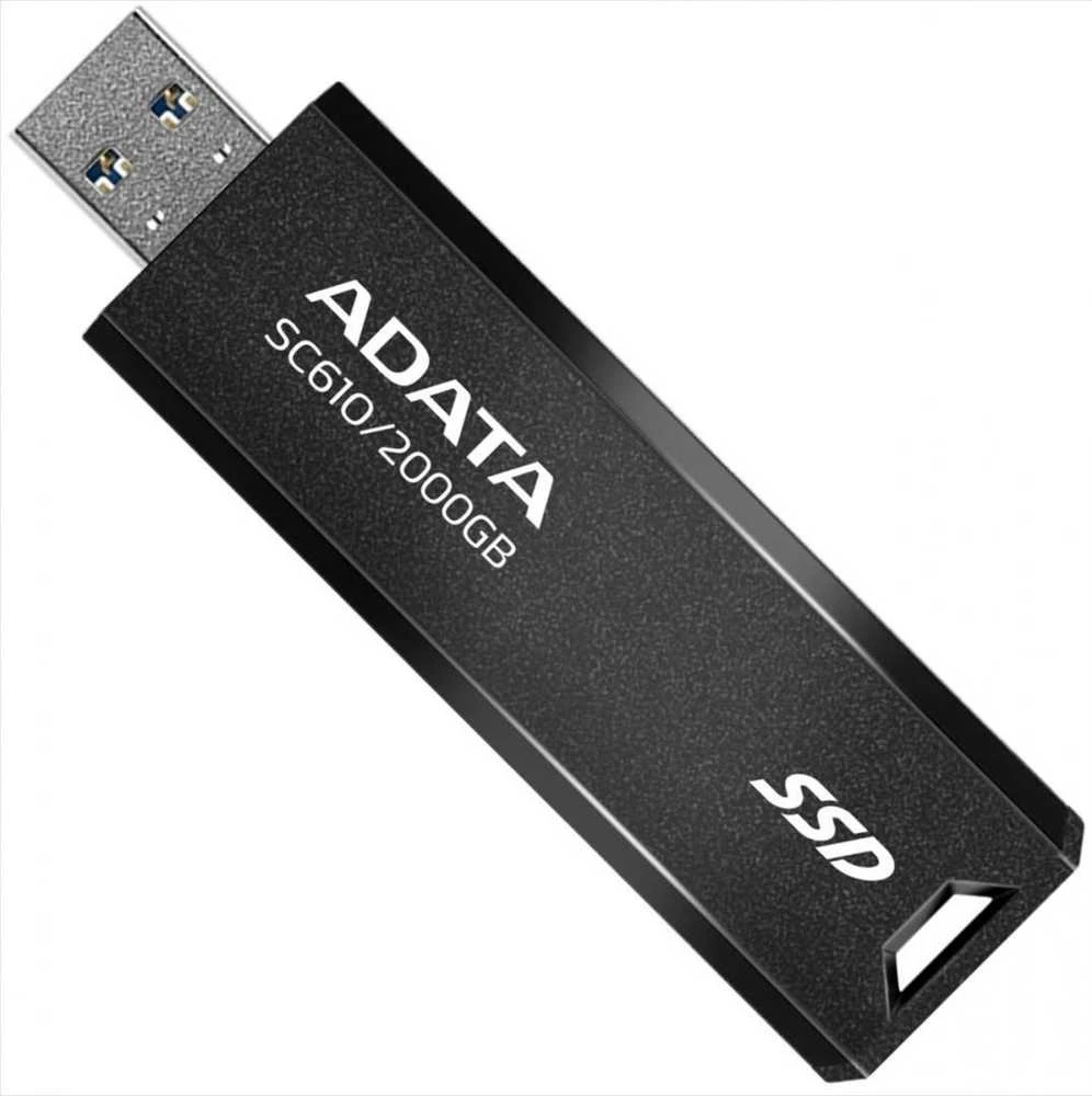 Kietasis diskas USB Atmintinė - Adata SC610 2 TB, Juoda