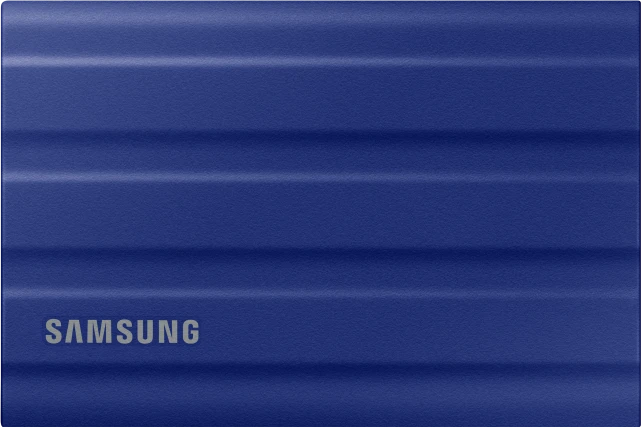 Išorinis kietasis diskas Samsung nešiojamasis SSD T7, Mėlynos spalvos