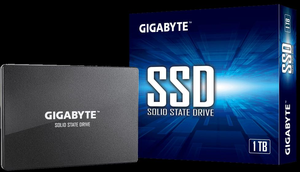 Kietasis diskas Gigabyte | GP-GSTFS31100TNTD | 1000 GB | SSD form factor 2.5-inch | Solid-state drive sąsaja SATA | Skaitymo greitis 550 MB/s | Rašymo greitis 500 MB/s