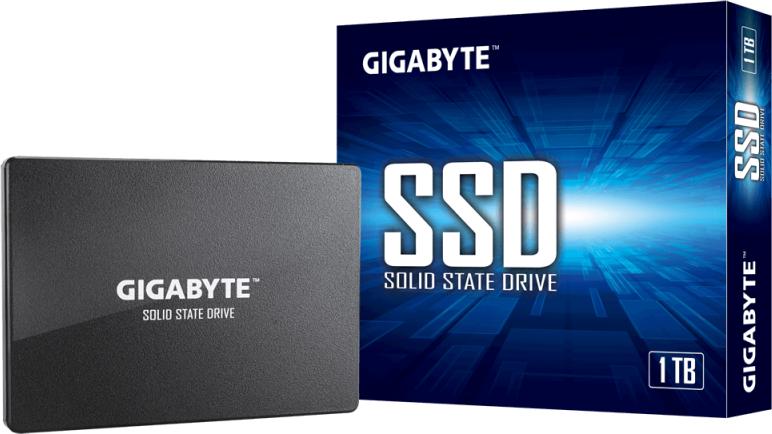Kietasis diskas Gigabyte | GP-GSTFS31100TNTD | 1000 GB | SSD form factor 2.5-inch | Solid-state drive sąsaja SATA | Skaitymo greitis 550 MB/s | Rašymo greitis 500 MB/s