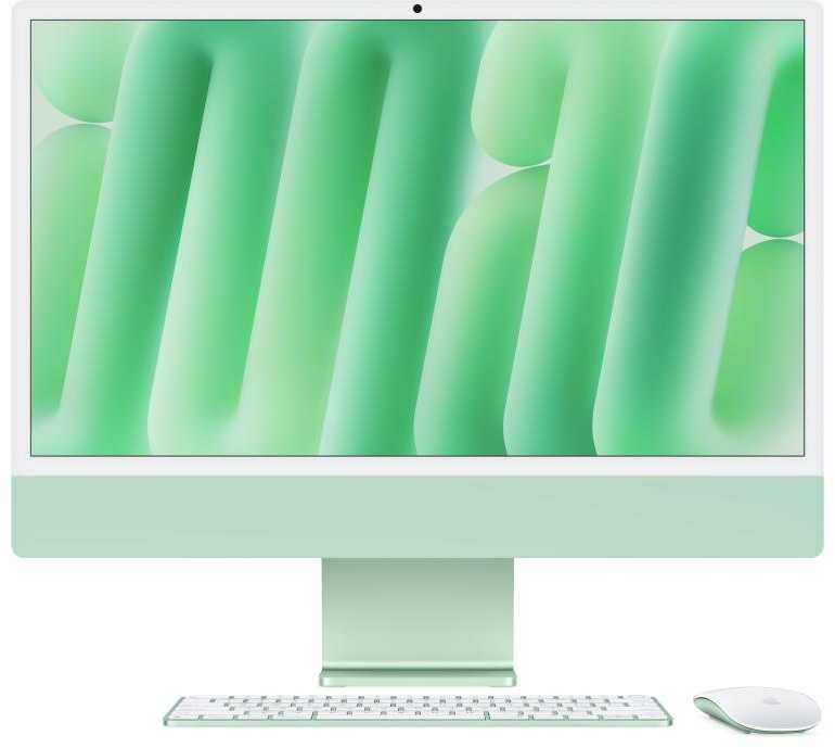 Stacionarus kompiuteris iMac 24” 4.5K Retina, Apple M4 10C CPU, 10C GPU/16GB/512GB SSD/Žalias/INT