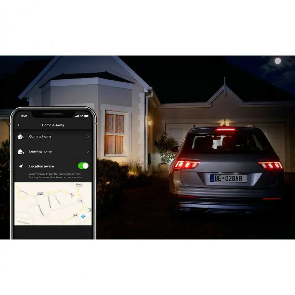 Philips Hue Stulpinis lauko šviestuvas Turaco (Baltos šviesos)