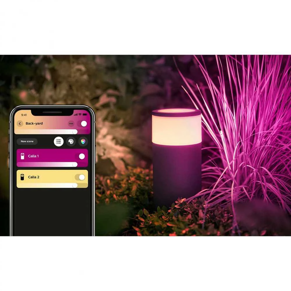 Philips Hue Baltas and colour ambience Lauko pagrindas „Calla“
