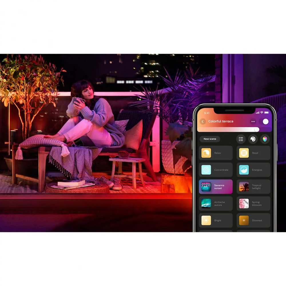 Philips Hue Baltas and colour ambience Lauko pagrindas „Calla“