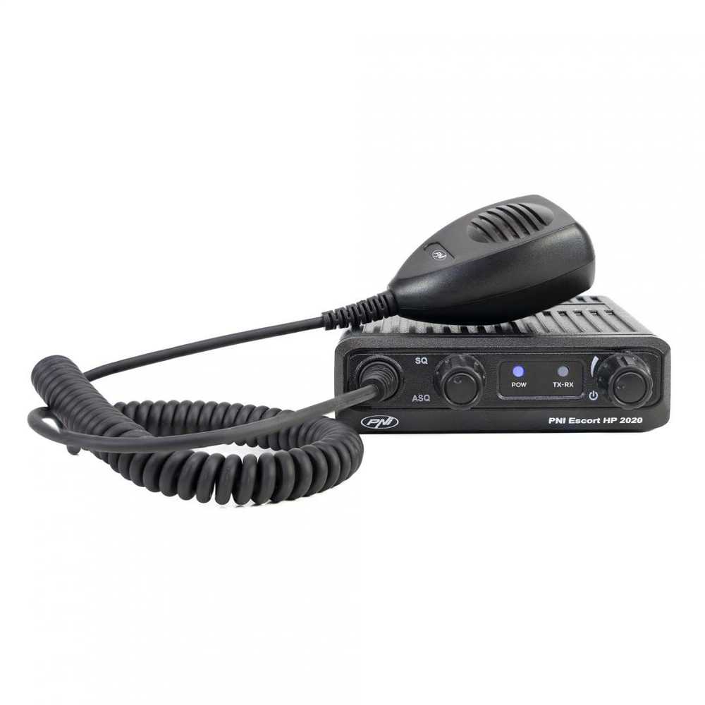 CB radijo stotelė PNI Escort HP 2020, vieno kanalo, 22 dažnis, tik 27.225 MHz, FM, be triukšmo, pati tyliausia stotelė