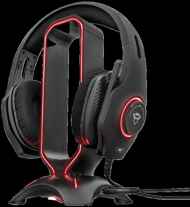 Ausinių stovas Trust GXT 265 Cintar RGB, 23647