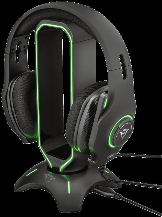 Ausinių stovas Trust GXT 265 Cintar RGB, 23647