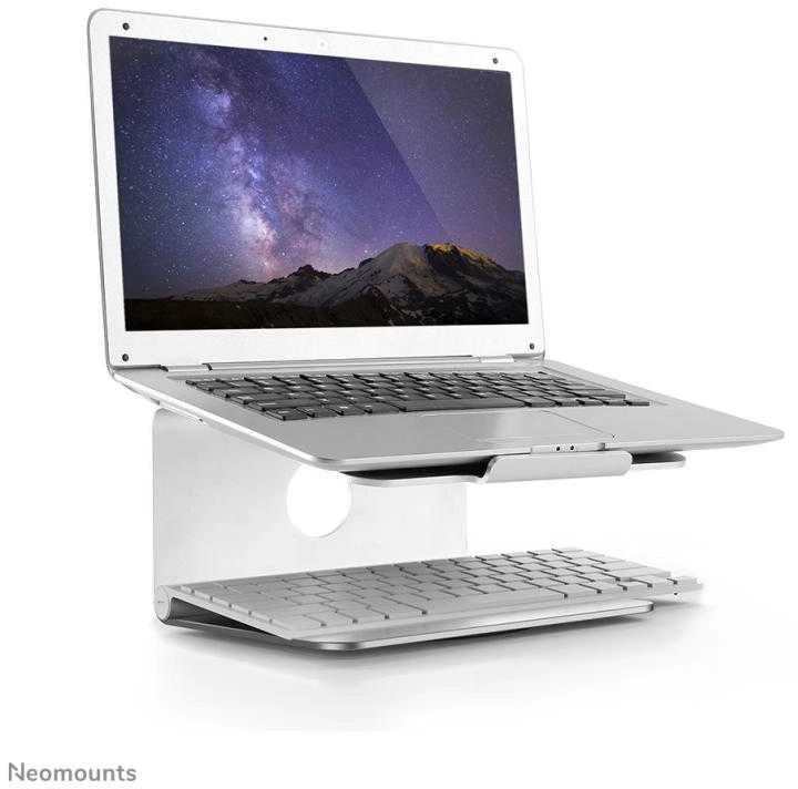 „Neomounts by Newstar“ nešiojamojo kompiuterio stalo stovas 10–17 colių (ergonomiškas, pasukamas 360 laipsnių kampu)