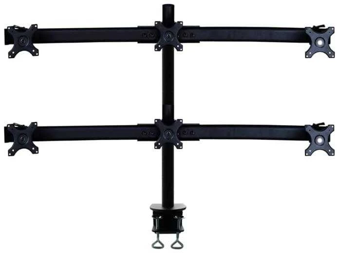 Neomounts Newstar FPMA-D700D6 monitoriaus laikiklis arba stovas 68,6 cm (27") Gnybtas Juoda