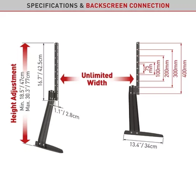 Laikiklis BARKAN S40.B 32"-70" televizorius, stalinis