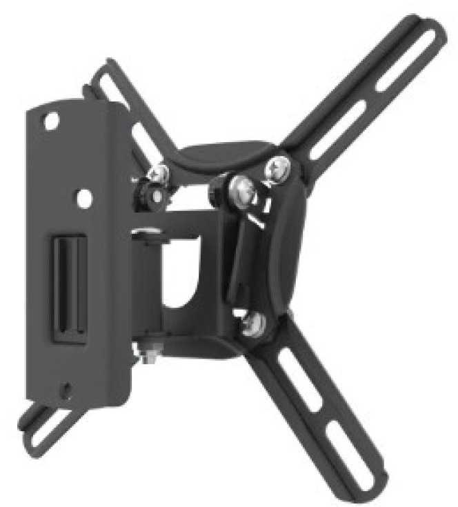 Laikiklis BARKAN 2200.B 26"-39" LED televizorius, 2 lankstų, sieninis, juodas