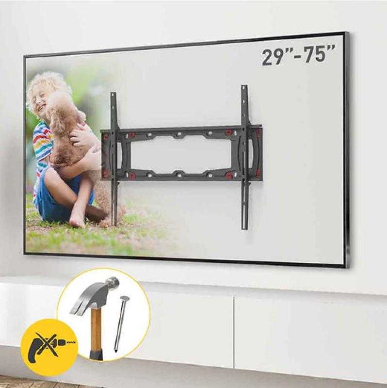 Laikiklis BARKAN ND400.B 29"-75" TV, fiksuotas, gipso kartono sienai