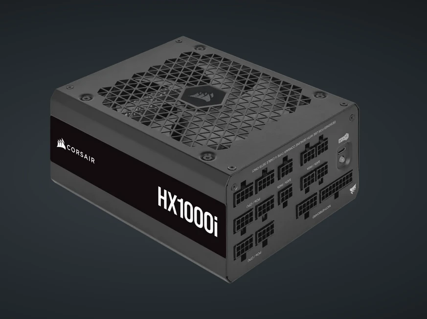 CORSAIR HXi Series 2023 HX1000i 1000 Watt 80 PLUS Platinum C14 Version PSU