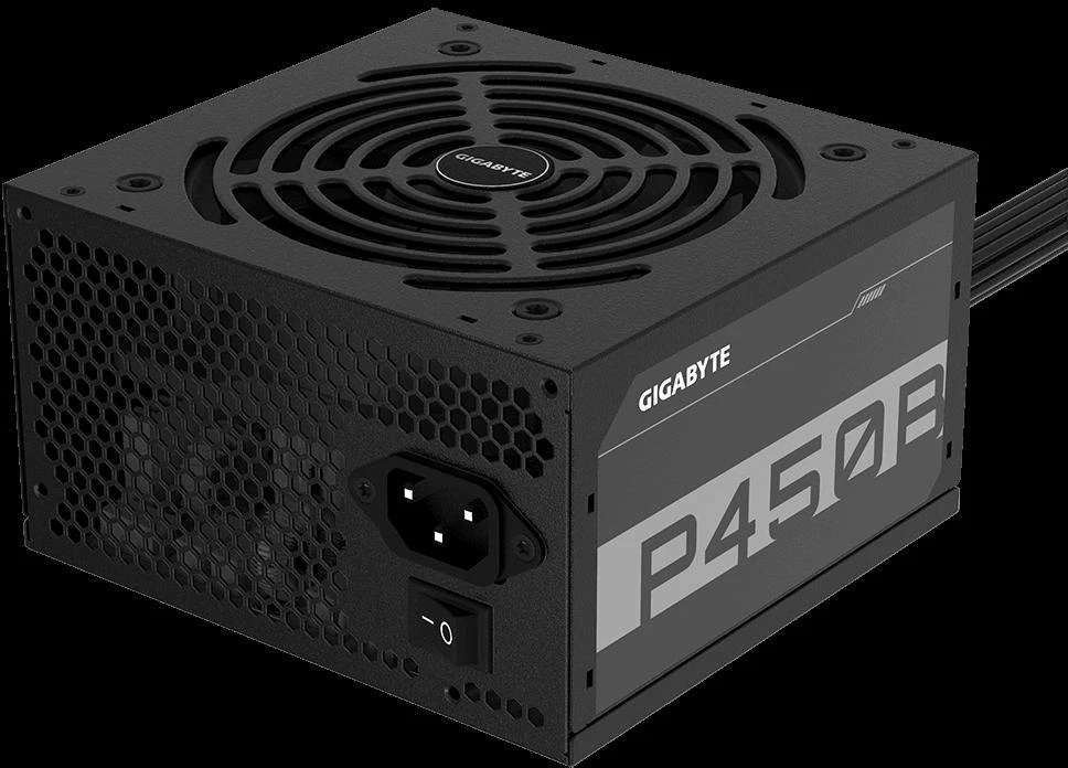 Gigabyte P450B maitinimo blokas 450 W 20+4 pin ATX ATX Juoda