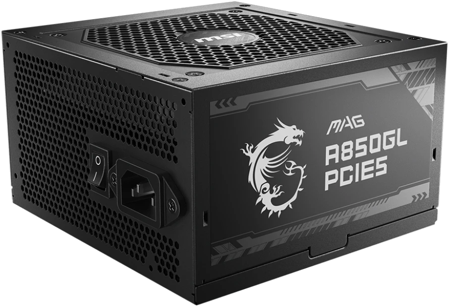 Maitinimo Blokas MSI MAG A850GL PCIE5/ATX 3.0 Compatible/PCIe 5.0 Ready/80 PLUS Gold/850W